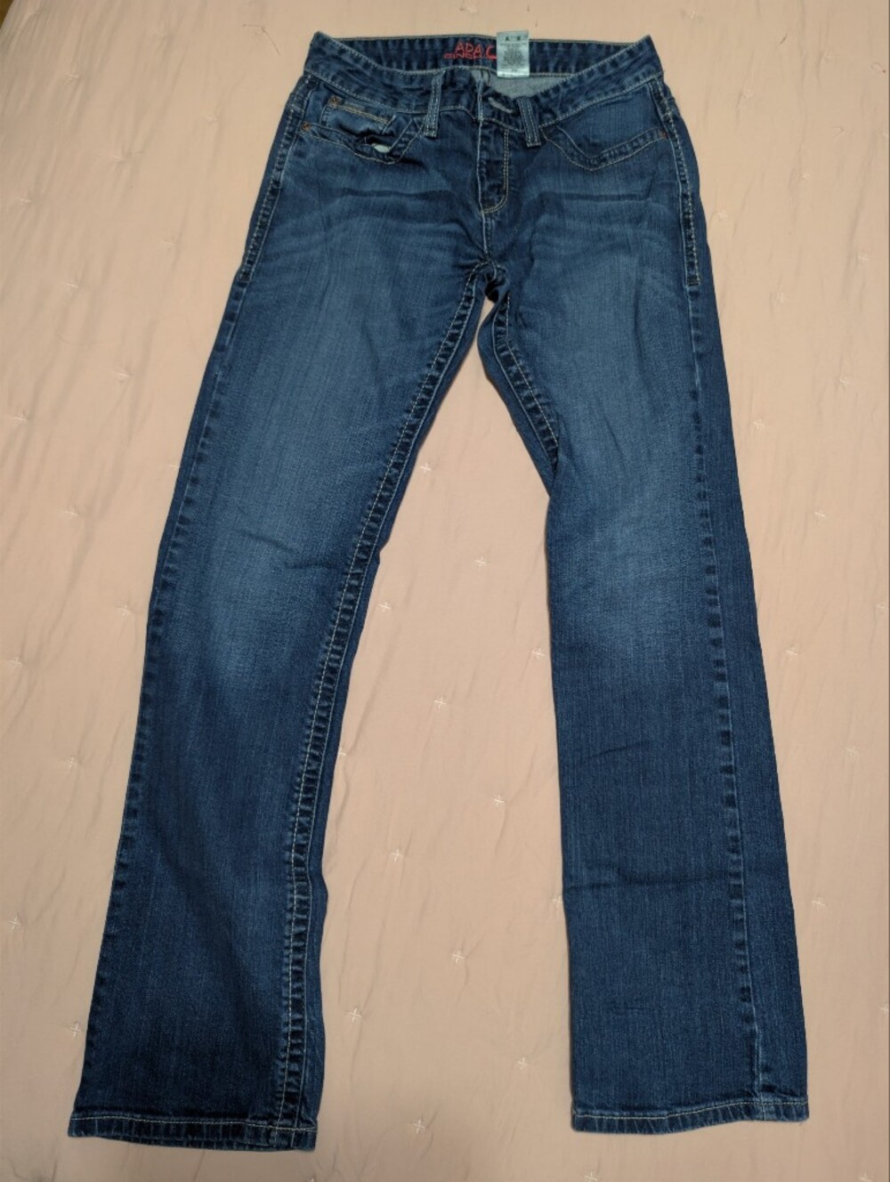Ada Women's Boot Cut Jeans in Indigo Blue